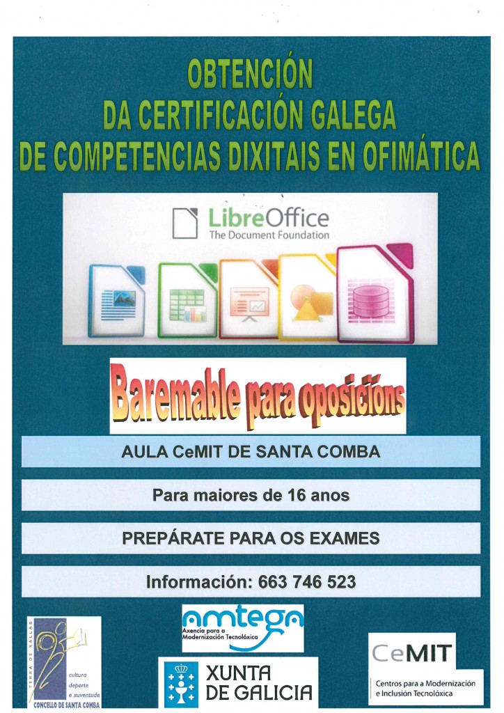 (2015 - 08 - 12) CEMIT - OBTENCION DA CERTIFICACIÓN GALEGA DE COMPETENCIAS DIXITAIS