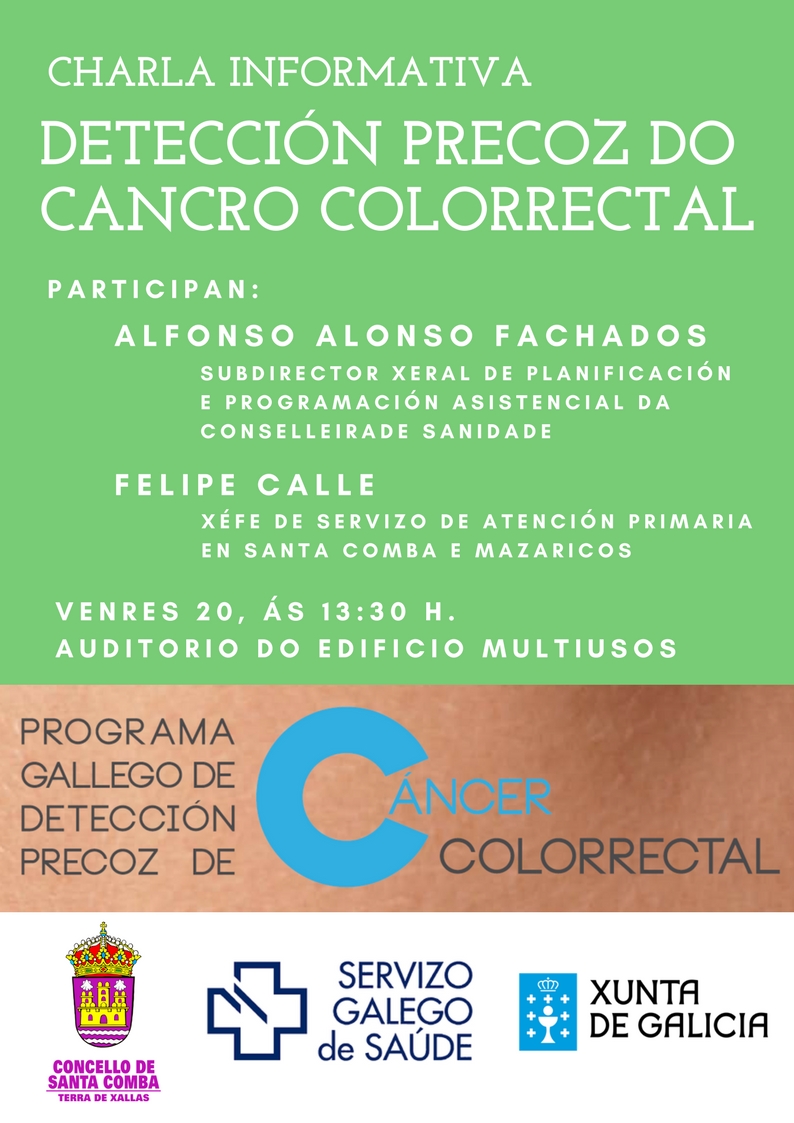 Charla Informativa Detección Precoz do Cancro Colorrectal