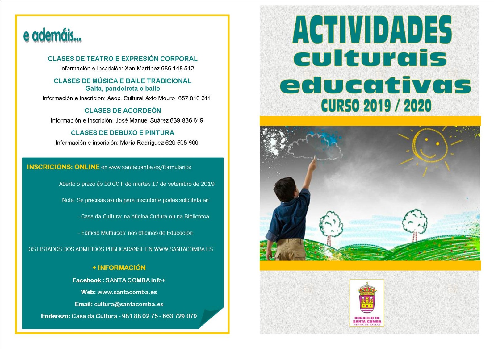 Actividades Culturais e Educativas 2019/20
