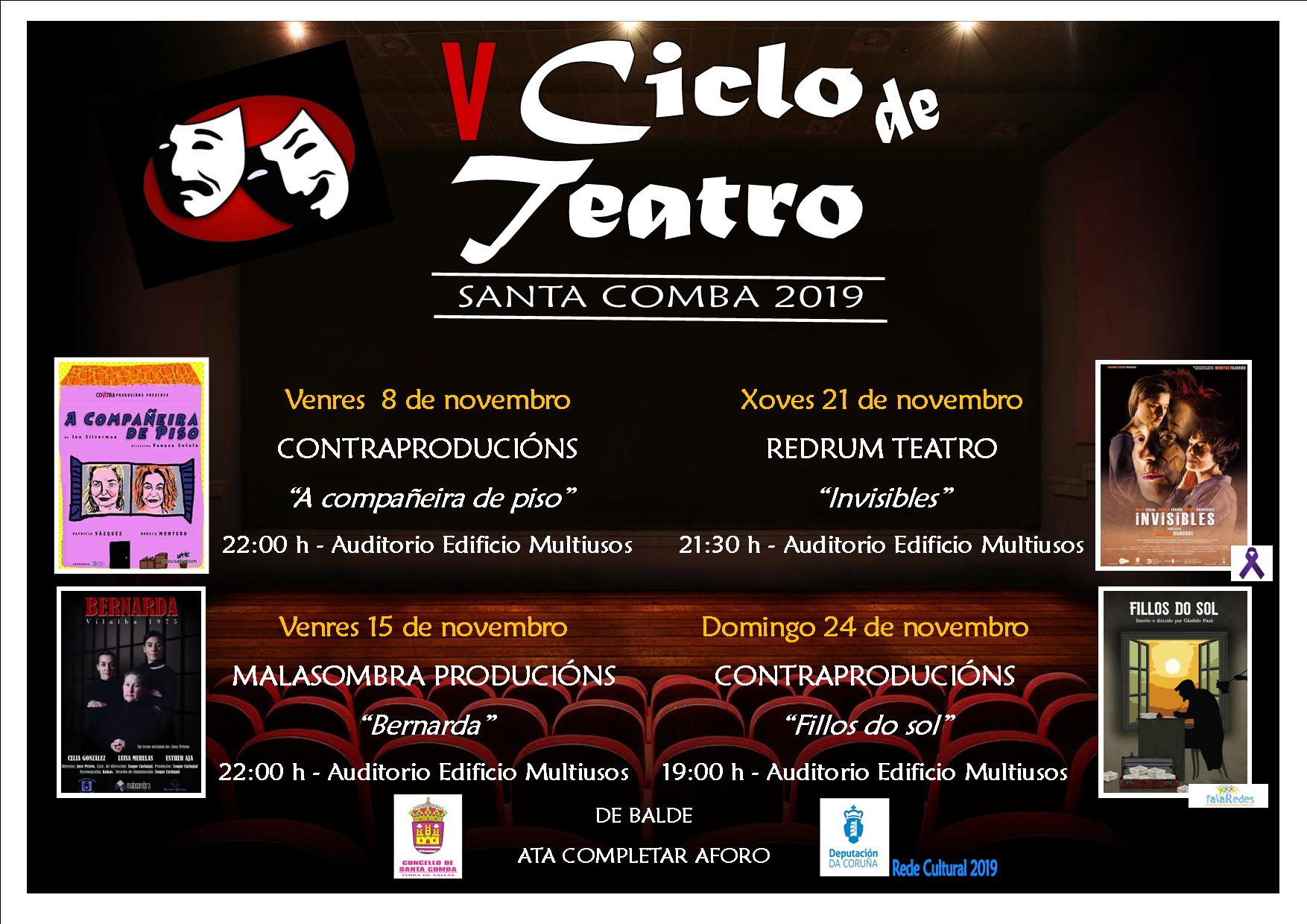 V Ciclo de Teatro Santa Comba 2019