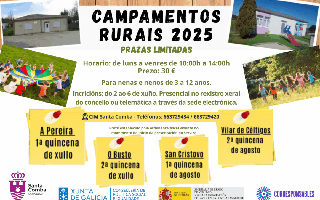 CAMPAMENTOS RURAIS 2025