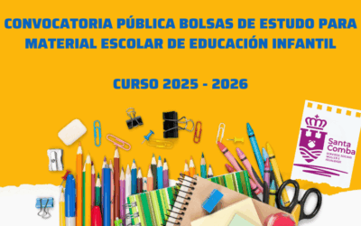 CONVOCATORIA PÚBLICA BOLSAS DE ESTUDO PARA MATERIAL ESCOLAR DE EDUCACIÓN INFANTIL CURSO 2025 – 2026